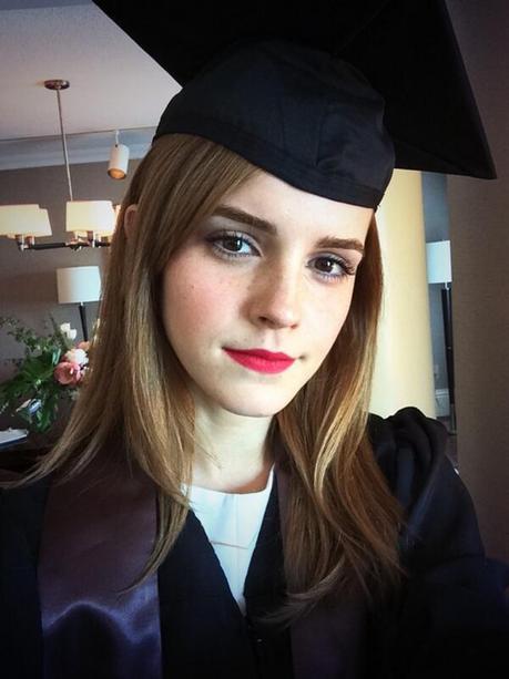 Emma Watson se graduó en la Universidad de Brown
