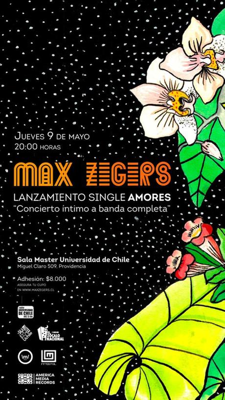 Max Zegers anuncia lanzamiento de su nuevo single y concierto íntimo en Sala Master