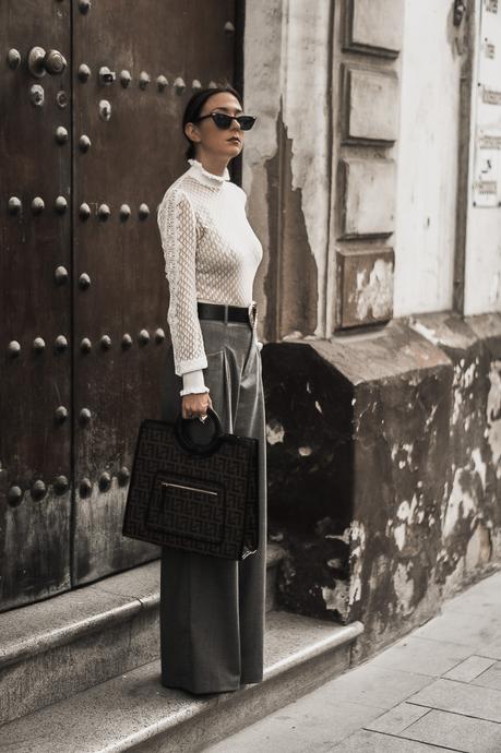 WORK STYLE: FENDI BAG + BOHO TOP ZARA WORK STYLE: FENDI BAG + BOHO TOP ZARA