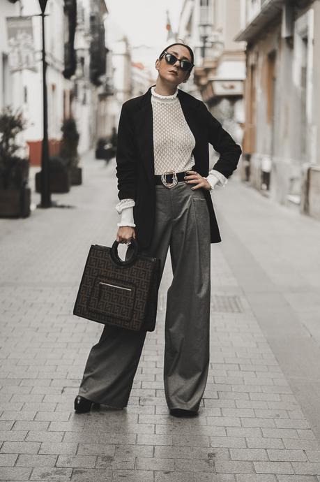 WORK STYLE: FENDI BAG + BOHO TOP ZARA WORK STYLE: FENDI BAG + BOHO TOP ZARA