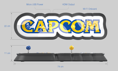 Y al final se cumplió: Capcom presenta su joystick con juegos arcade pregrabados