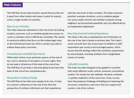 Miradas: Rule of law 2019. Estado d derecho