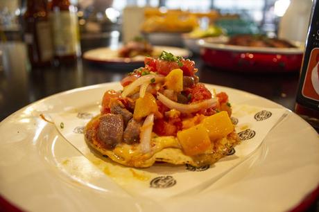taco de camarón - Uno Cevicheria