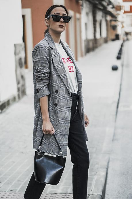 BASICOS DE PRIMAVERA : BLAZER PRÍNCIPE DE GALES + MOCASINES