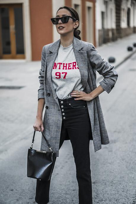 BASICOS DE PRIMAVERA : BLAZER PRÍNCIPE DE GALES + MOCASINES