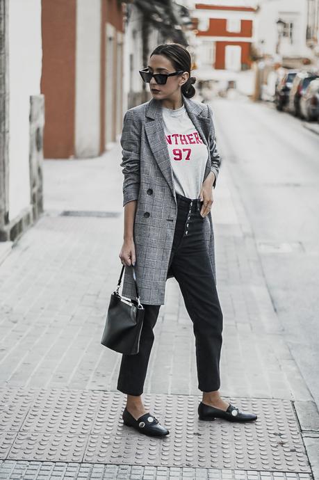 BASICOS DE PRIMAVERA : BLAZER PRÍNCIPE DE GALES + MOCASINES