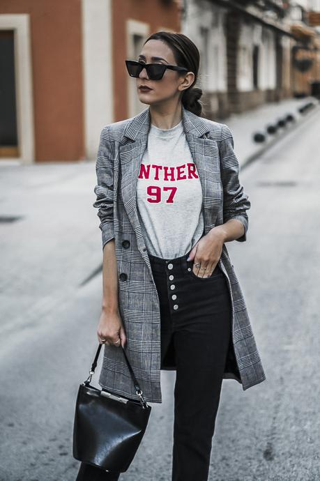 BASICOS DE PRIMAVERA : BLAZER PRÍNCIPE DE GALES + MOCASINES