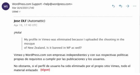 La censura en WordPress
