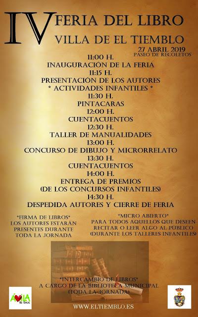 IV Feria del Libro Villa de El Tiemblo IV Feria del Libro Villa de El Tiemblo