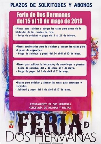 FERIA DE DOS HERMANAS 2019 – DEL 16 AL 19 DE MAYO DE 2019