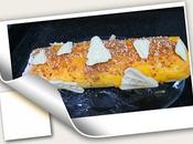 Brazo gitano nata yema almendras caramelizadas
