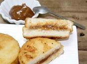 Torrijas rellenas dulce leche