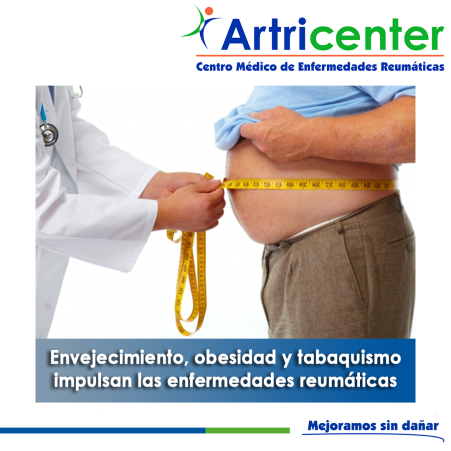 Artricenter: Envejecimiento, obesidad y tabaquismo impulsan las enfermedades reumáticas