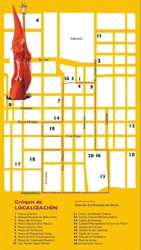 La Procesión del Silencio 2019 en San Luis Potosí