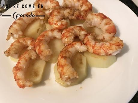 Gambas con pimentón