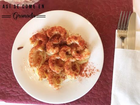 Gambas con pimentón