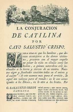 La conjuración de Catilina.