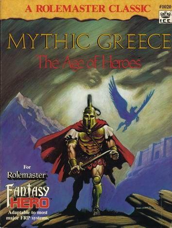 Mythic Greece para Rolemaster/Fantasy Hero (1988, ICE)