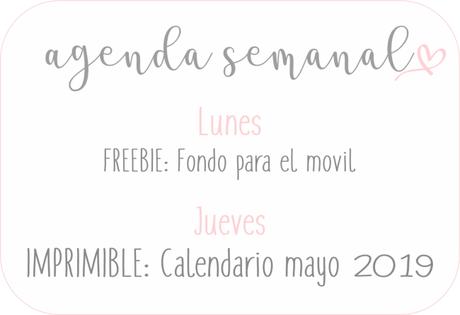 Agenda Semanal 22/04 - 28/04