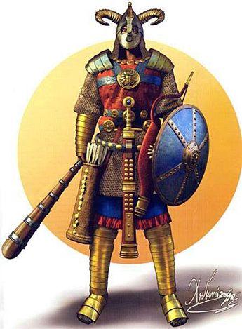 sólido Sumamente elegante Para construir Ilustraciones diversas de guerreros de la Antigüedad, Edad Media,... -  Paperblog