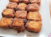 Leche frita yemas huevo