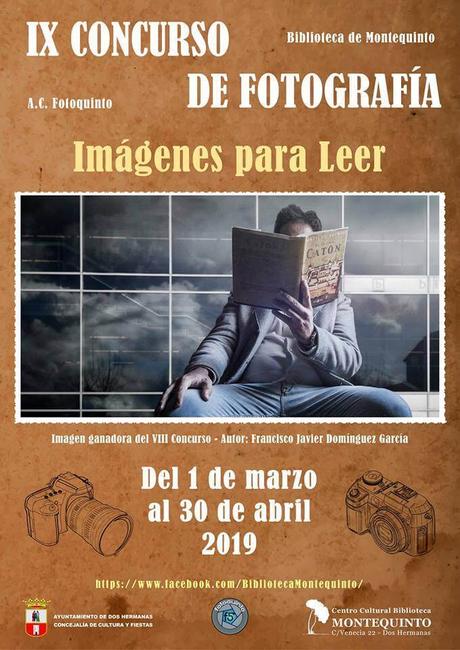 IX Concurso de Fotografía y Lectura: “Imágenes para Leer 2019” en la Biblioteca de Montequinto