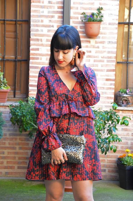 Vestido peonías