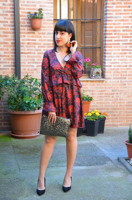 Vestido peonías