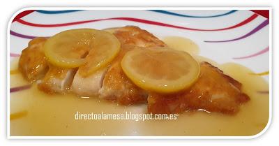 Pollo al limón