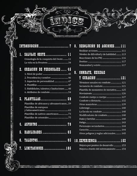 Índice de contenidos de Peacemaker, de NSR