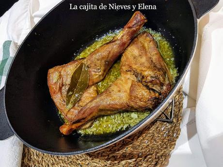 Cabrito al ajo cabañil