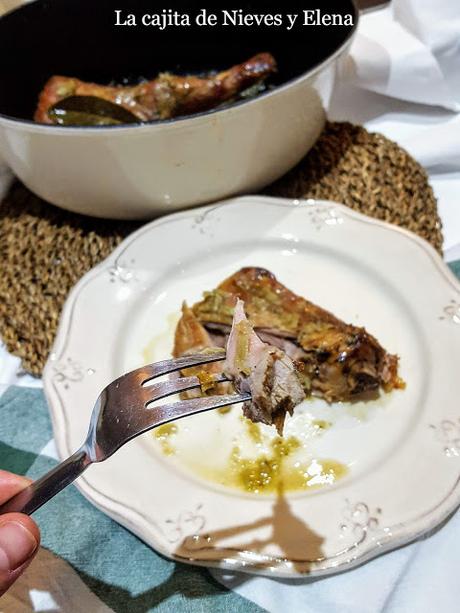 Cabrito al ajo cabañil