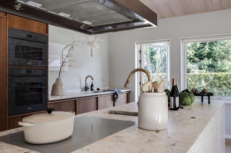 Encimera e isla de cocina de terrazo Encimera e isla de cocina de terrazo