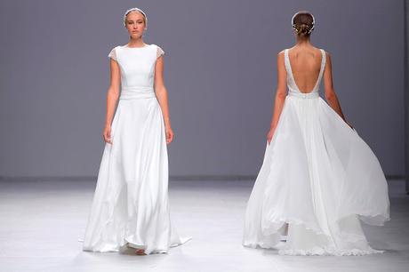 Cristina Tamborero celebra su quinto aniversario en Valmont Barcelona Bridal Fashion Week convertida en referente de las novias 