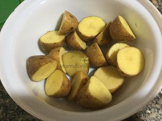 PATATAS ASADAS EN MICROONDAS