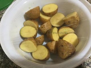 PATATAS ASADAS EN MICROONDAS