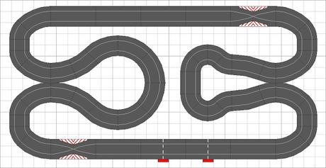 Nº1417 y Nº1418. Circuitos planos Ninco con dos transformadores y dos pistas de conexiones.