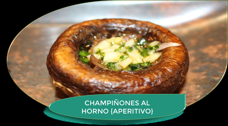 CHAMPIÑONES AL HORNO {APERITIVO FÁCIL Y RICO}