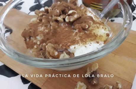 YOGUR CON NUECES Y CANELA