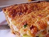 Tarta calabacinos tomates