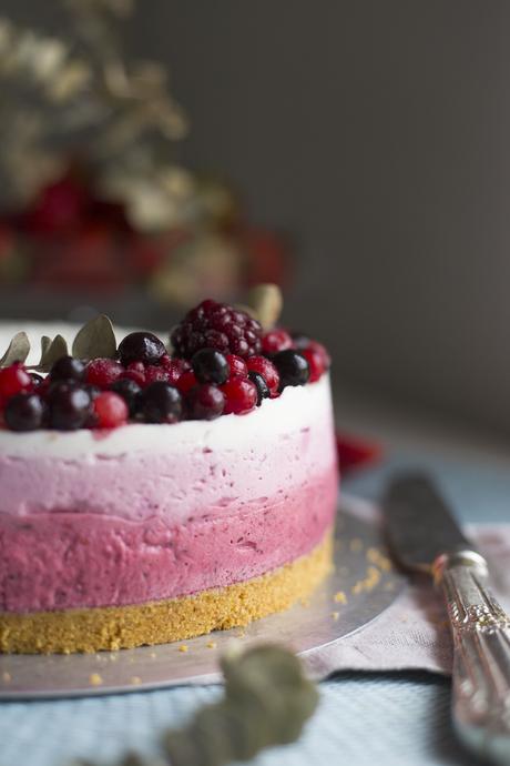 Tarta de yogur y frutos rojos Tarta de yogur y frutos rojos