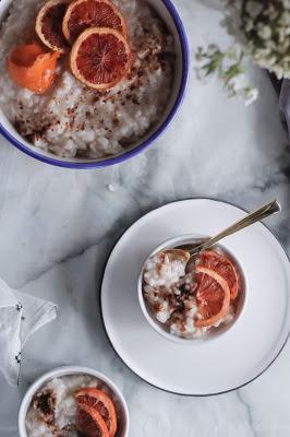 Arroz con leche de almendras , un dulce de mi infancia