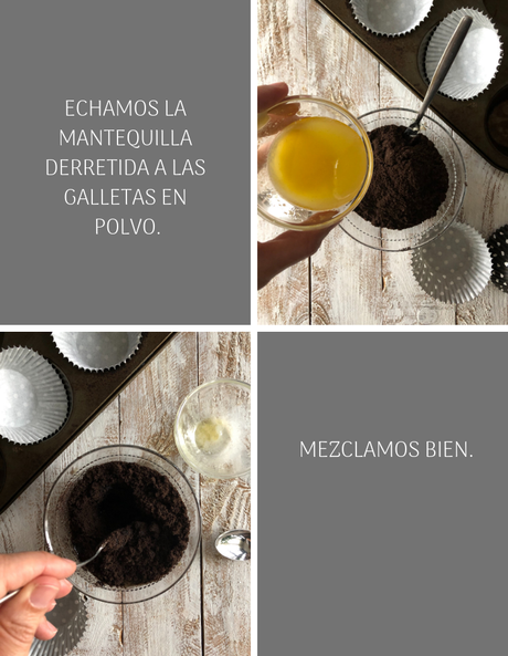 Cupcakes cheesecake de chocolate y oreo {El rey Pico de Tordo} #unagalletauncuento Cupcakes cheesecake de chocolate y oreo {El rey Pico de Tordo} #unagalletauncuento