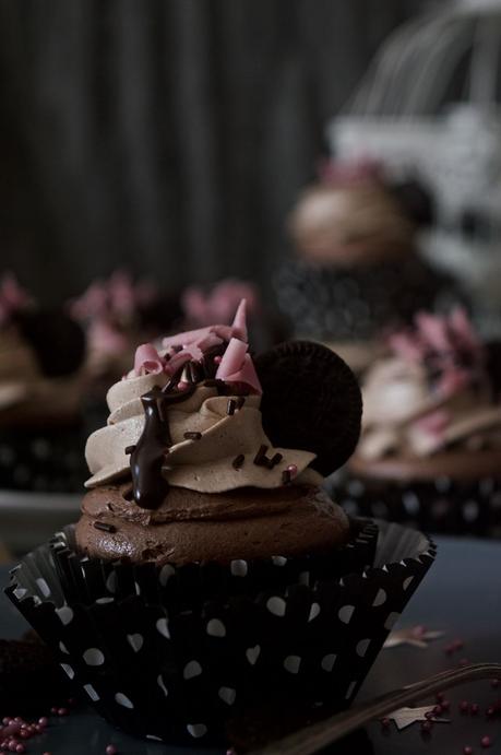 Cupcakes cheesecake de chocolate y oreo {El rey Pico de Tordo} #unagalletauncuento Cupcakes cheesecake de chocolate y oreo {El rey Pico de Tordo} #unagalletauncuento