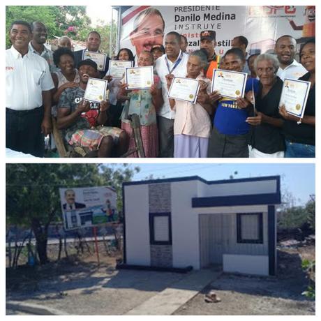 Entregadas en Barahona primeras 10 viviendas de 54 autorizó Danilo Medina.
