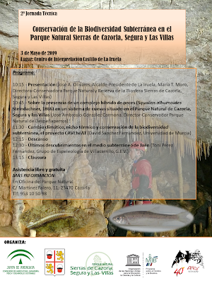 II Jornadas Técnicas de Conservación de la Biodiversidad Subterránea