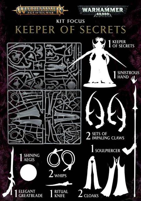 Matrices y piezas llamativas del Guardián de los Secretos