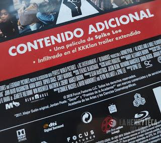 Infiltrado en el Kkklan, Análisis de la edición Bluray