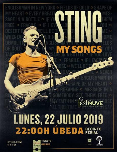 Sting anuncia tercera fecha en España el próximo verano: 22 de julio en Úbeda