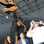 Inauguran Tierra de Dinosaurios en las instalaciones de la FENAPO